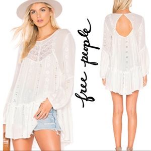 NWT FREE PEOPLE Tunic in Ivory. BoHo